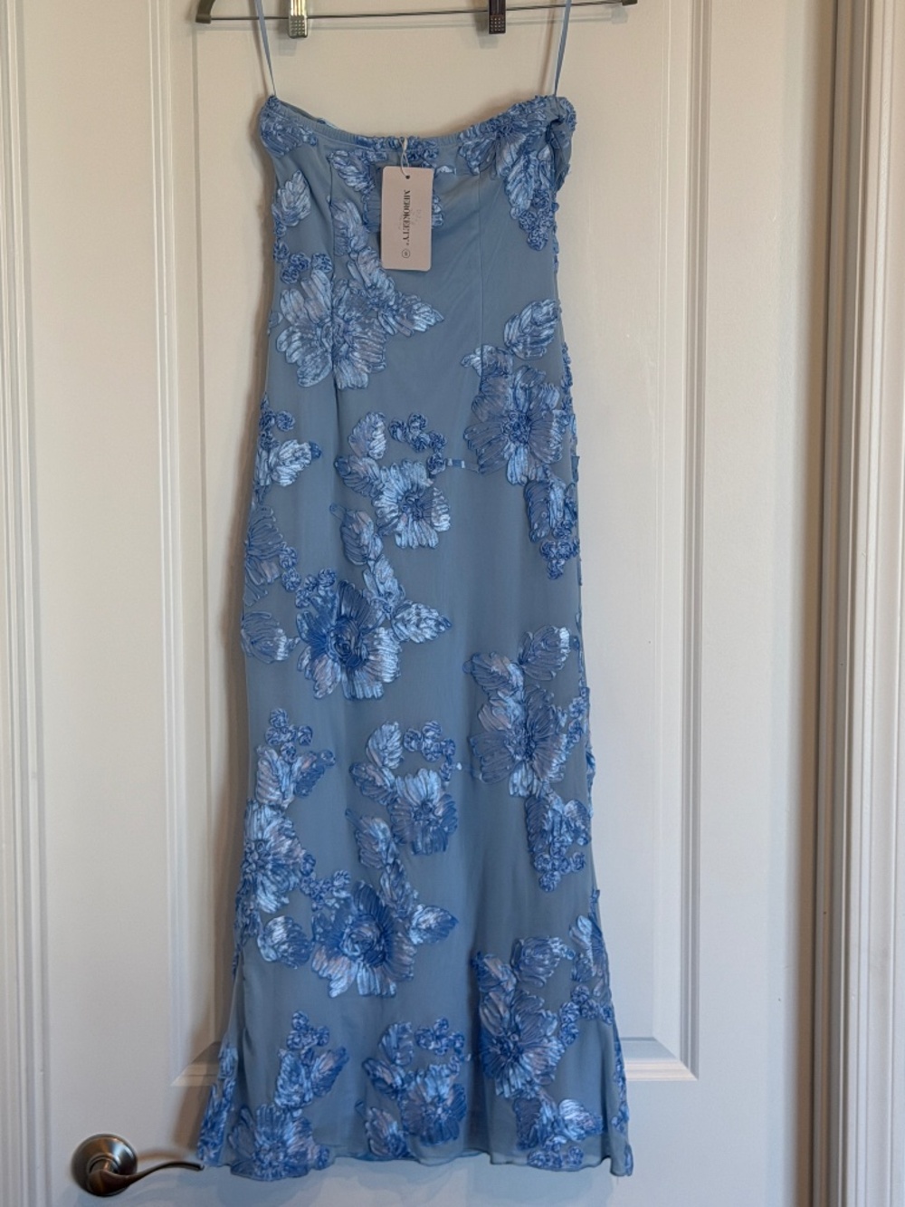 MEROKEETY Women's Summer Floral Wedding Guest Cocktail Maxi Dress